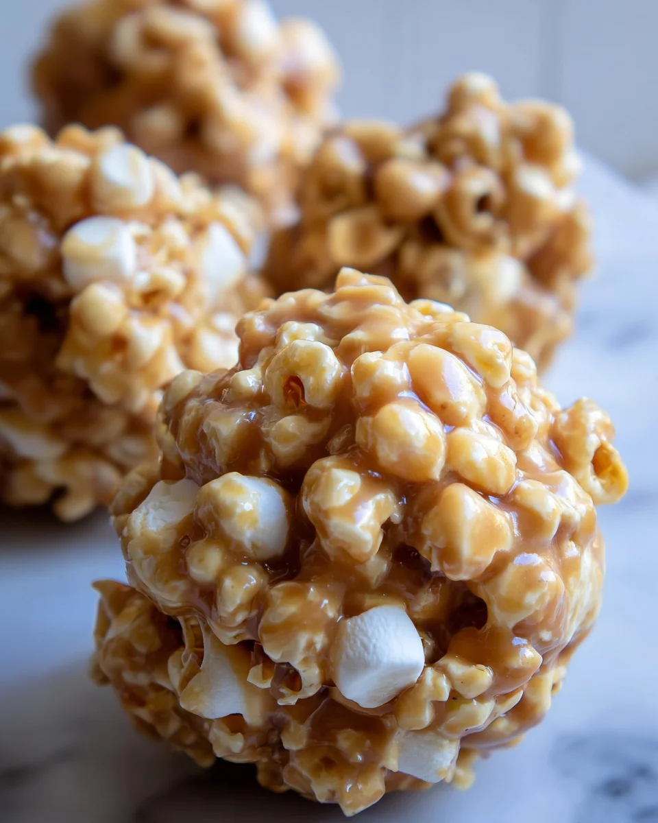 Peanut Butter Popcorn Balls 16 Peanut