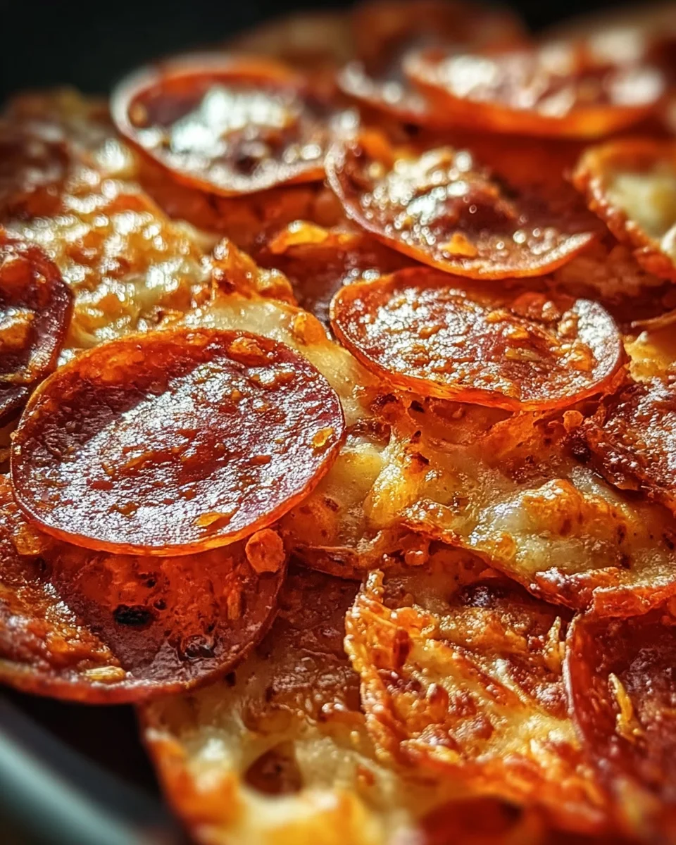 Pepperoni Cheese Crisps