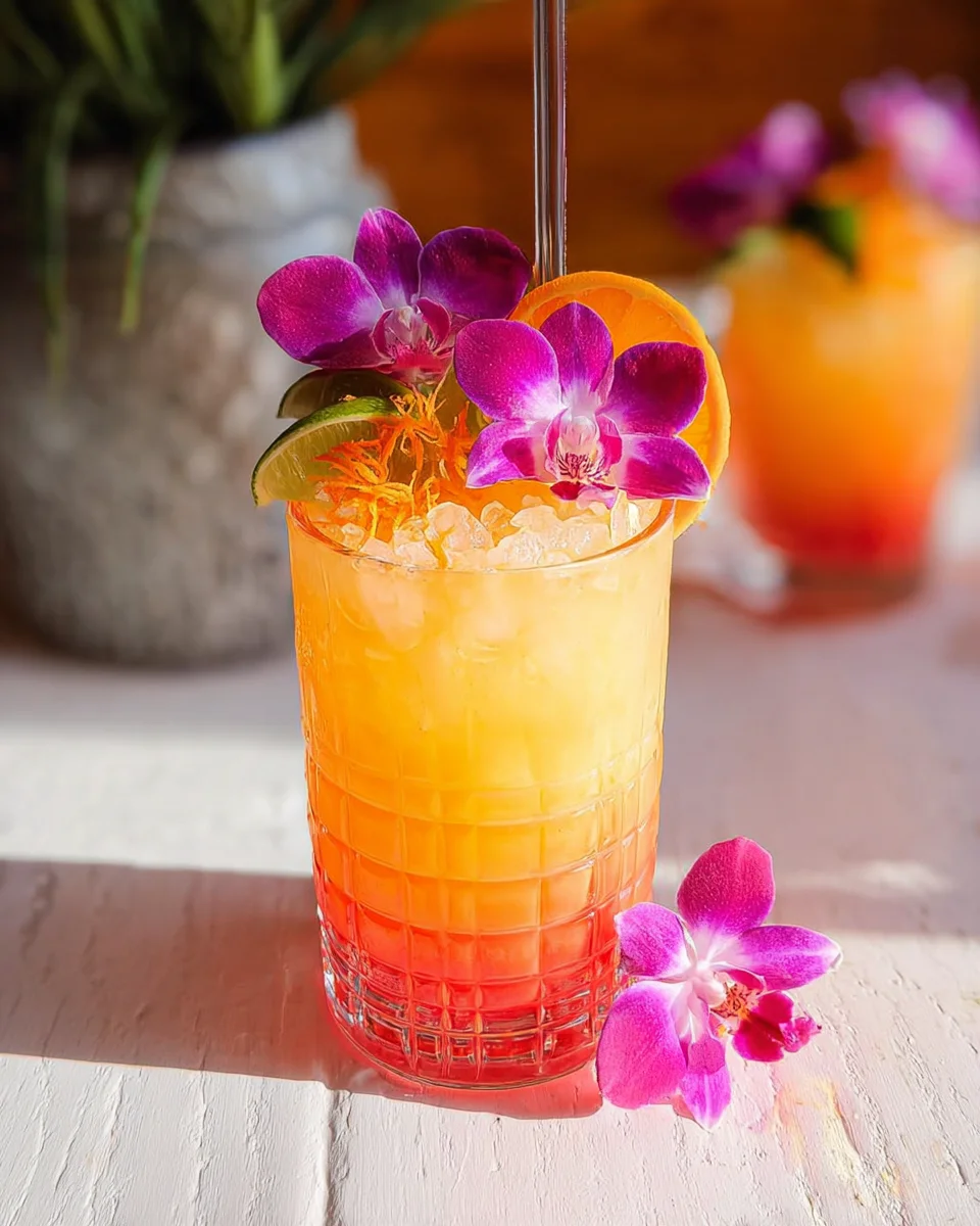 Pineapple Mango Rum Punch Recipe That is Almost too Pretty to Drink 18 Pineapple