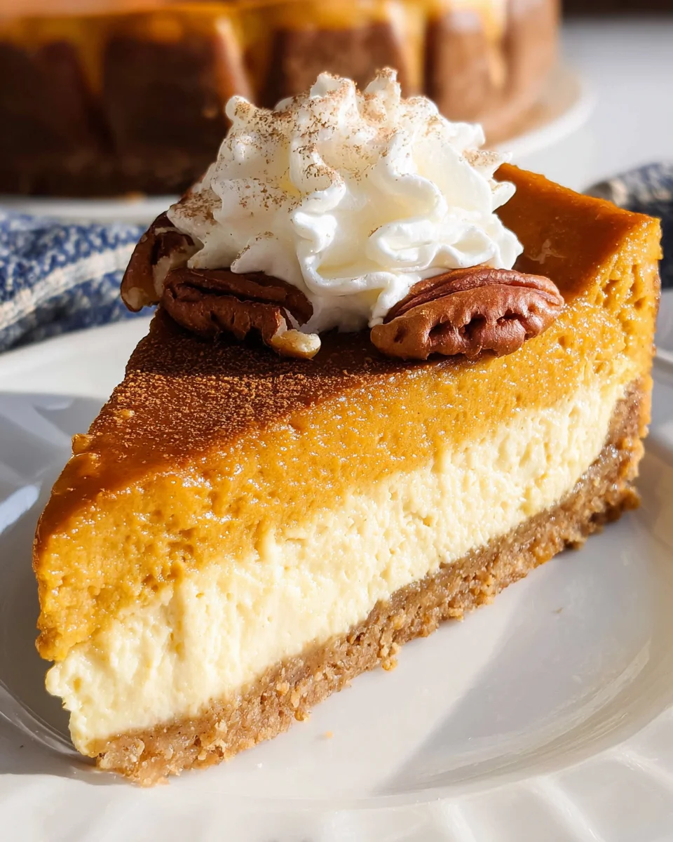 Pumpkin Pie Cheesecake