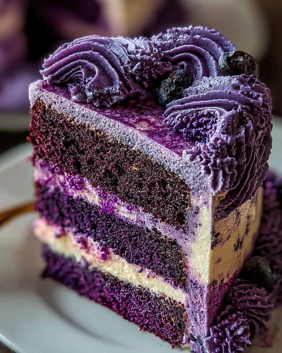 Purple Velvet Cake 27 Purple