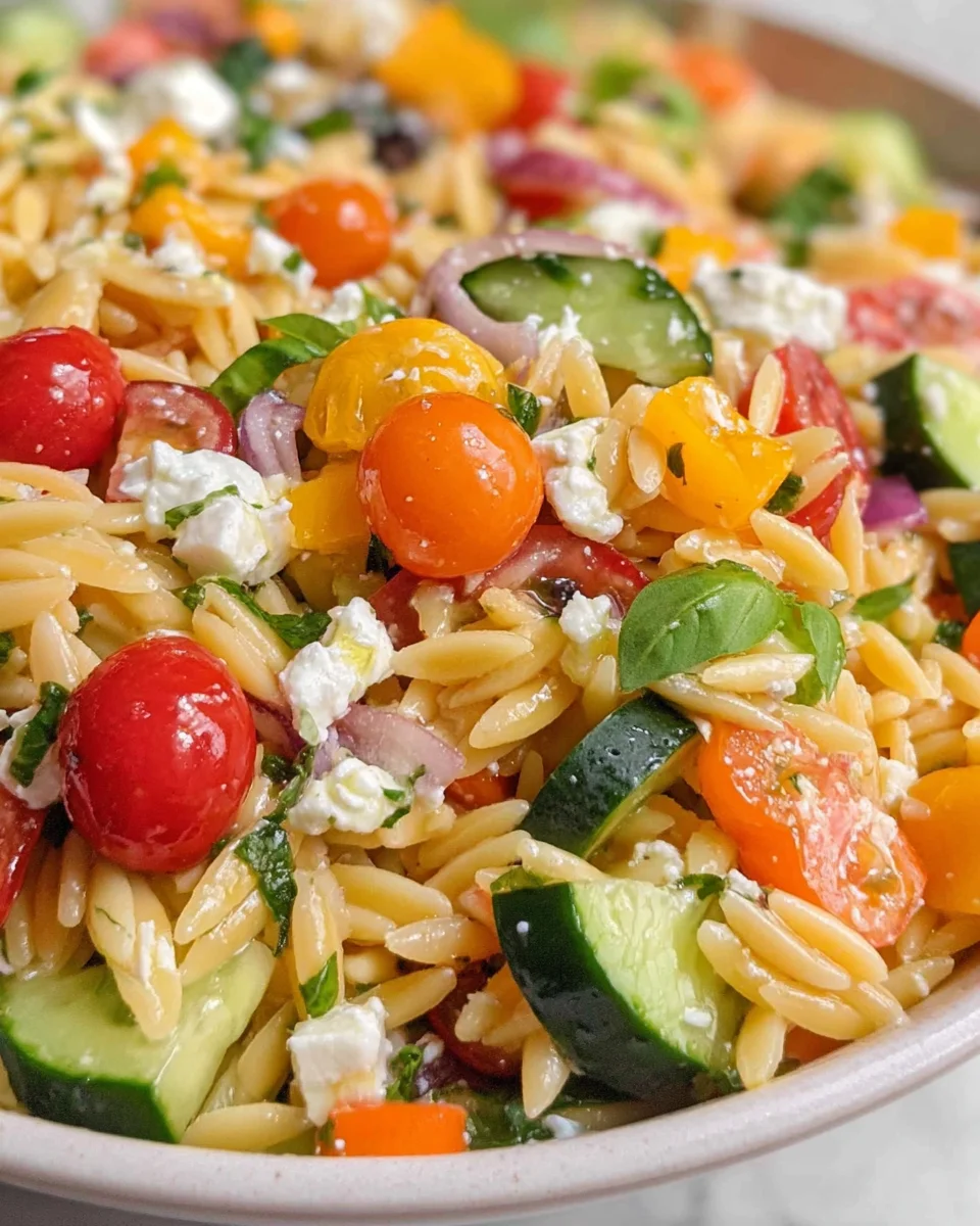 Rainbow Orzo Salad 25 Rainbow