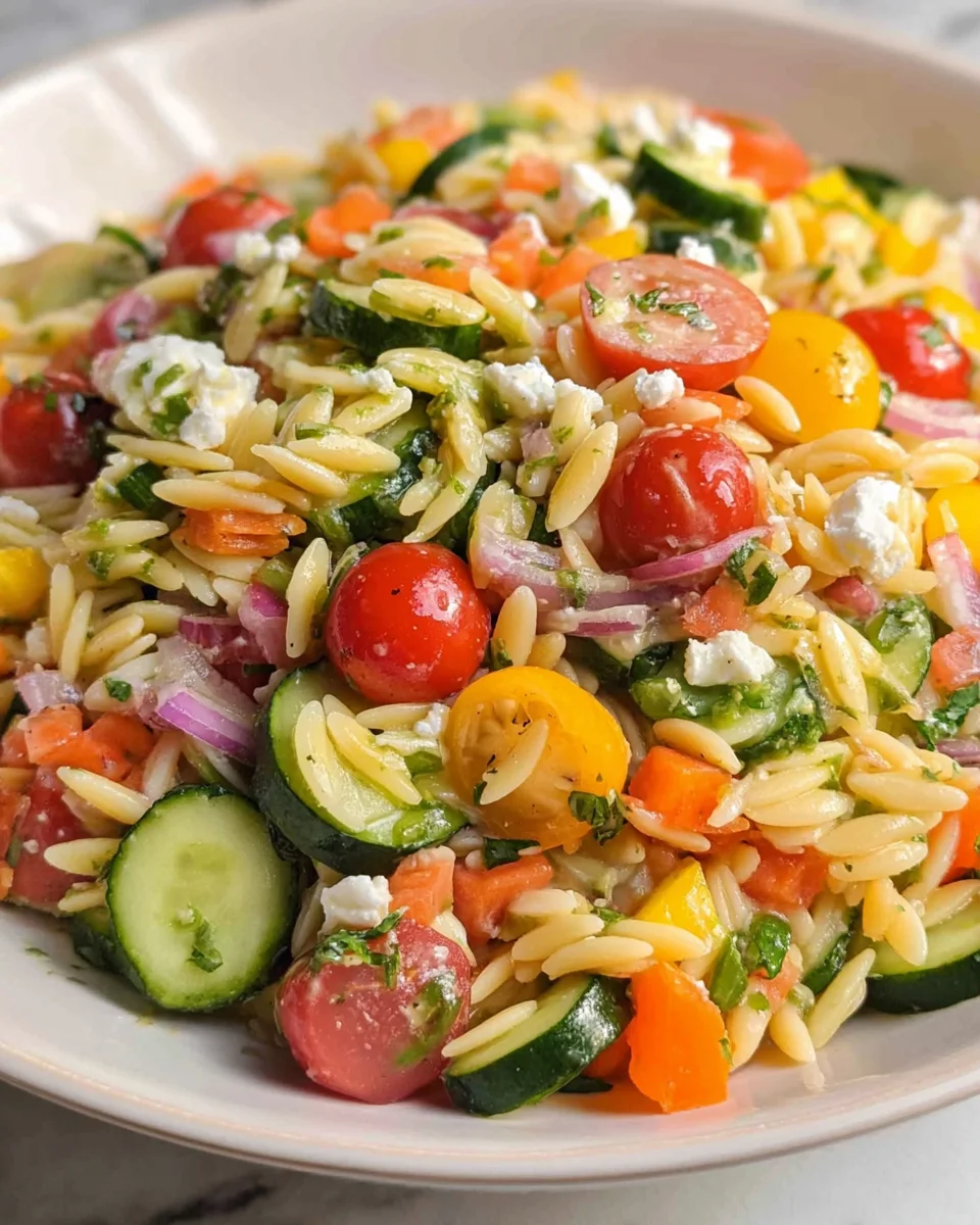 Rainbow Orzo Salad 26 Rainbow