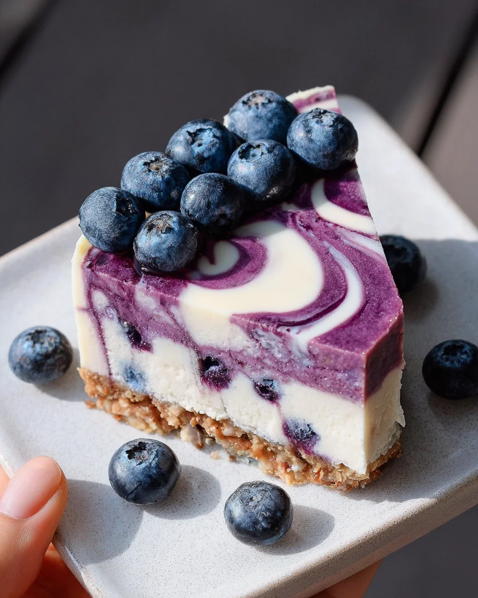 Raw Vegan Blueberry Cheesecake 22 Raw