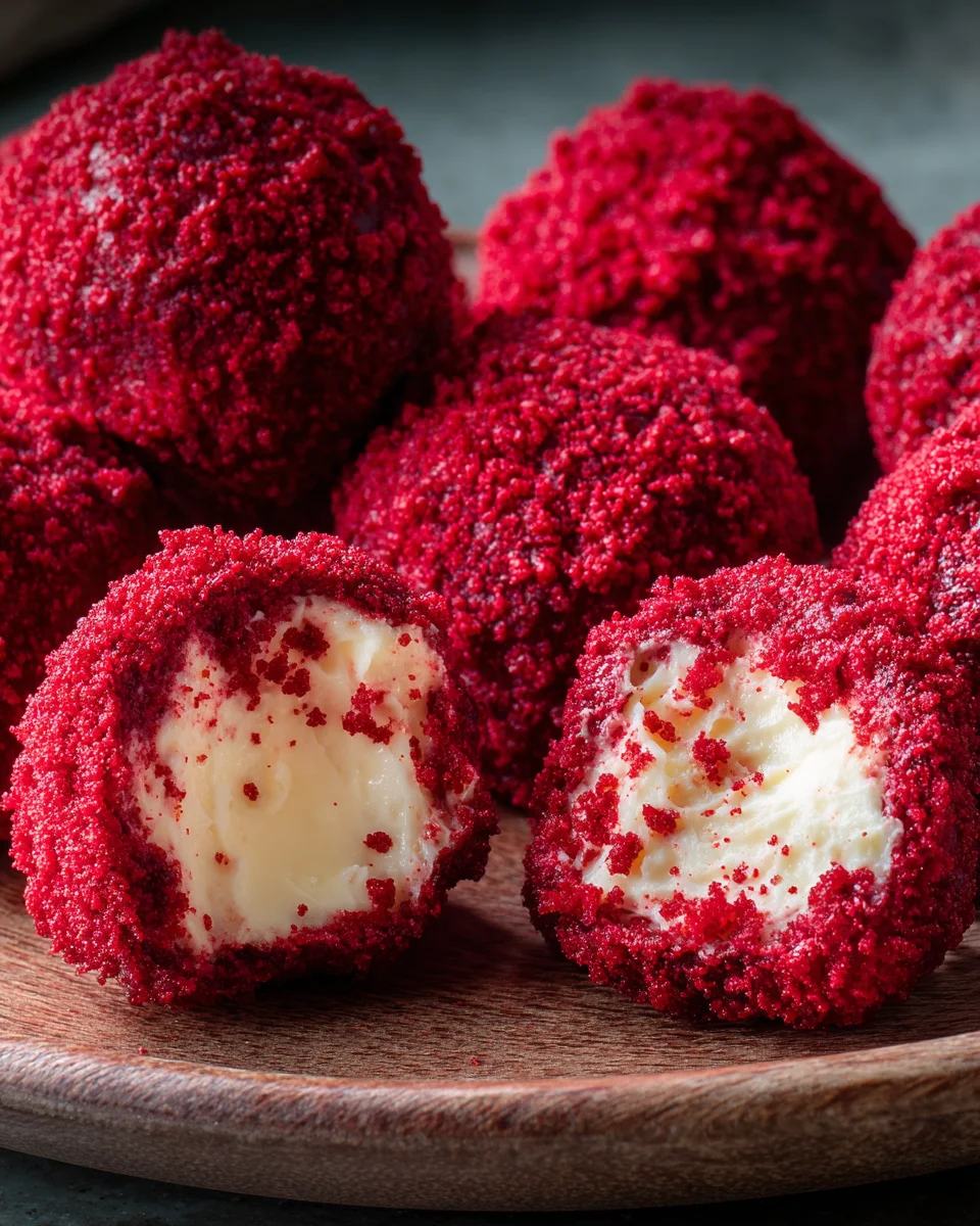 Red Velvet Cheesecake Bites