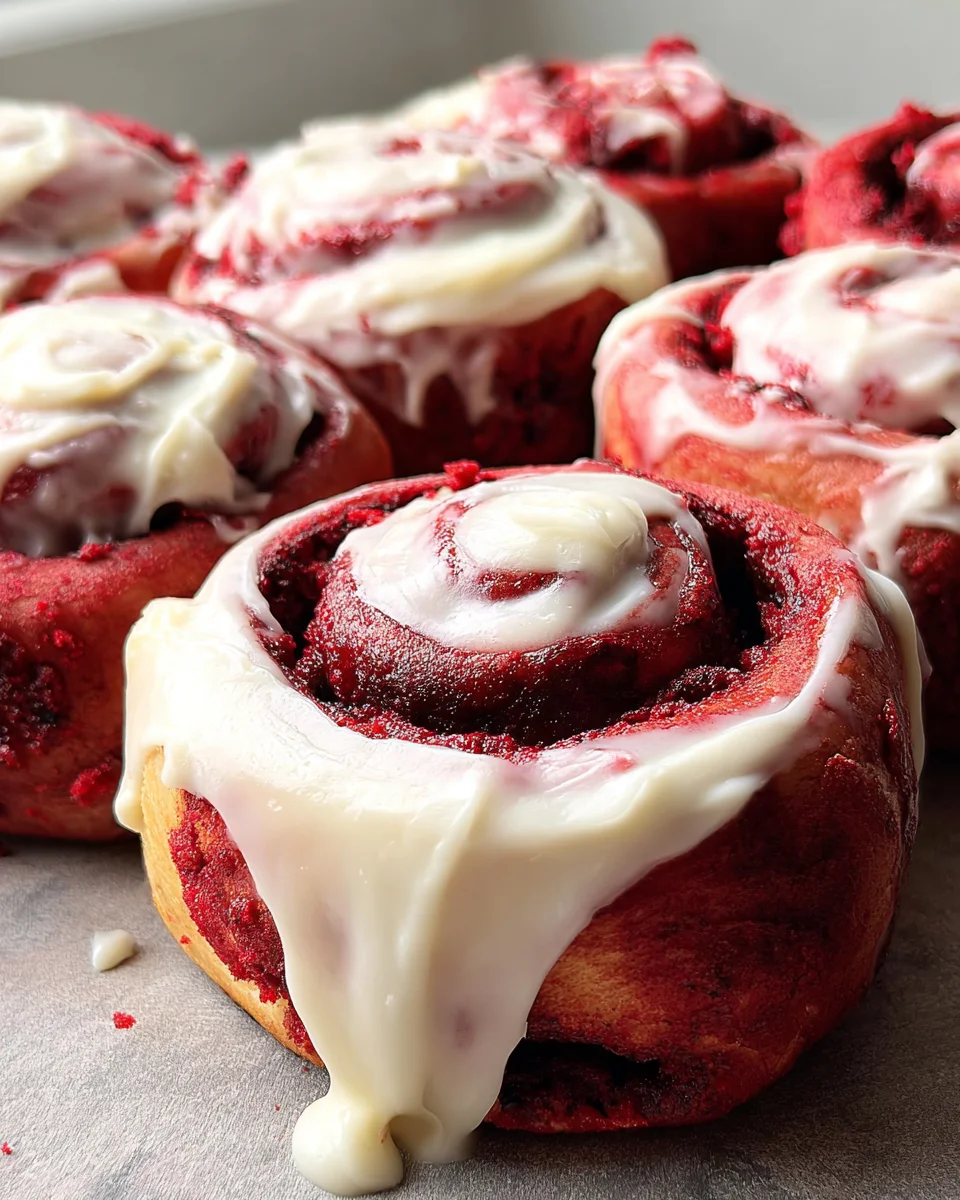 Red Velvet Cinnamon Rolls