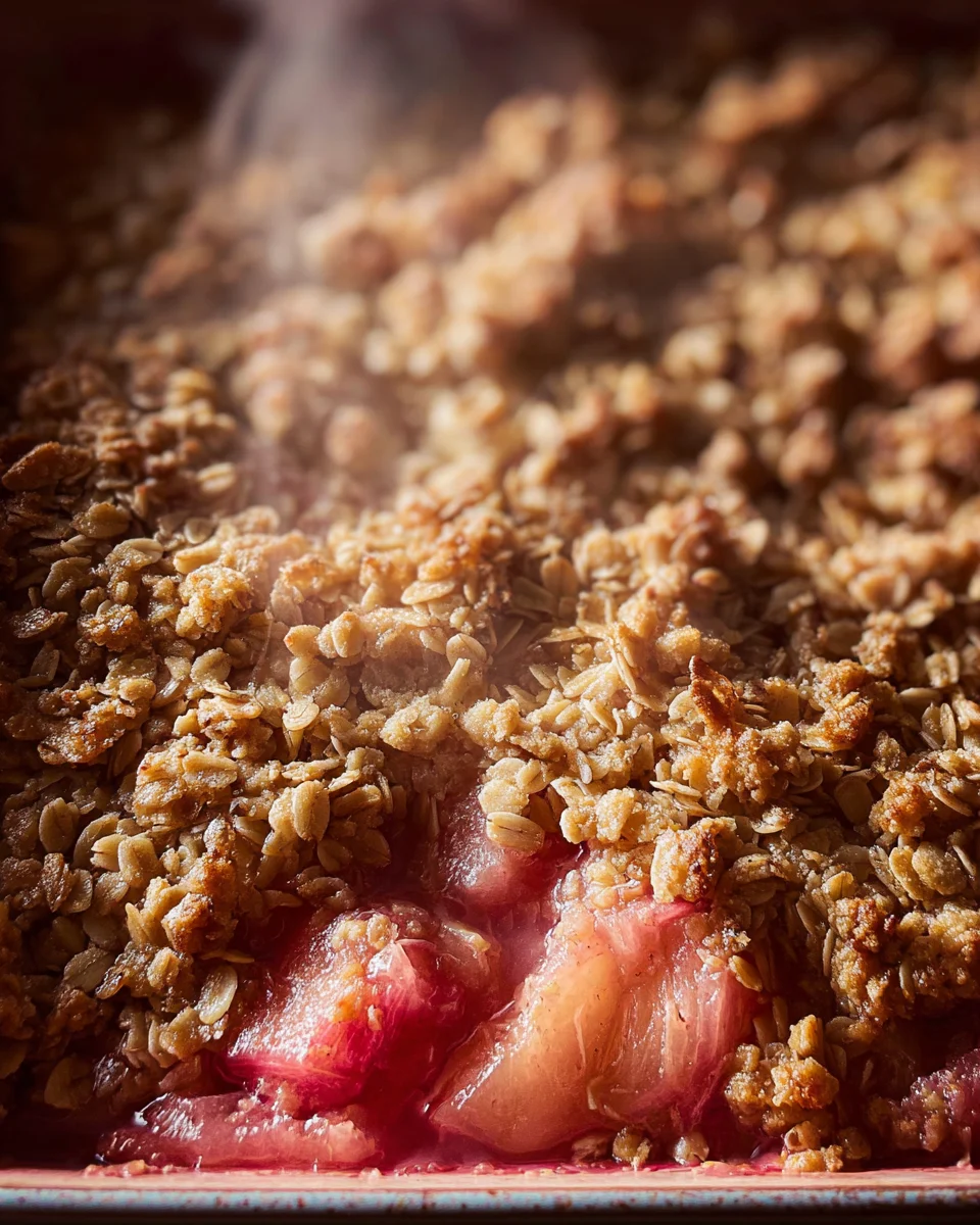 Rhubarb Crisp
