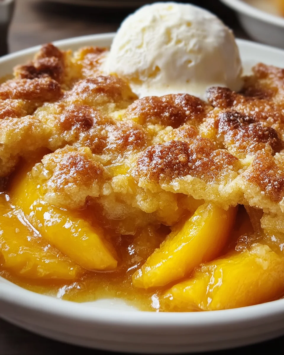 Ridiculously Easy Peach Cobbler 15 Ridiculously