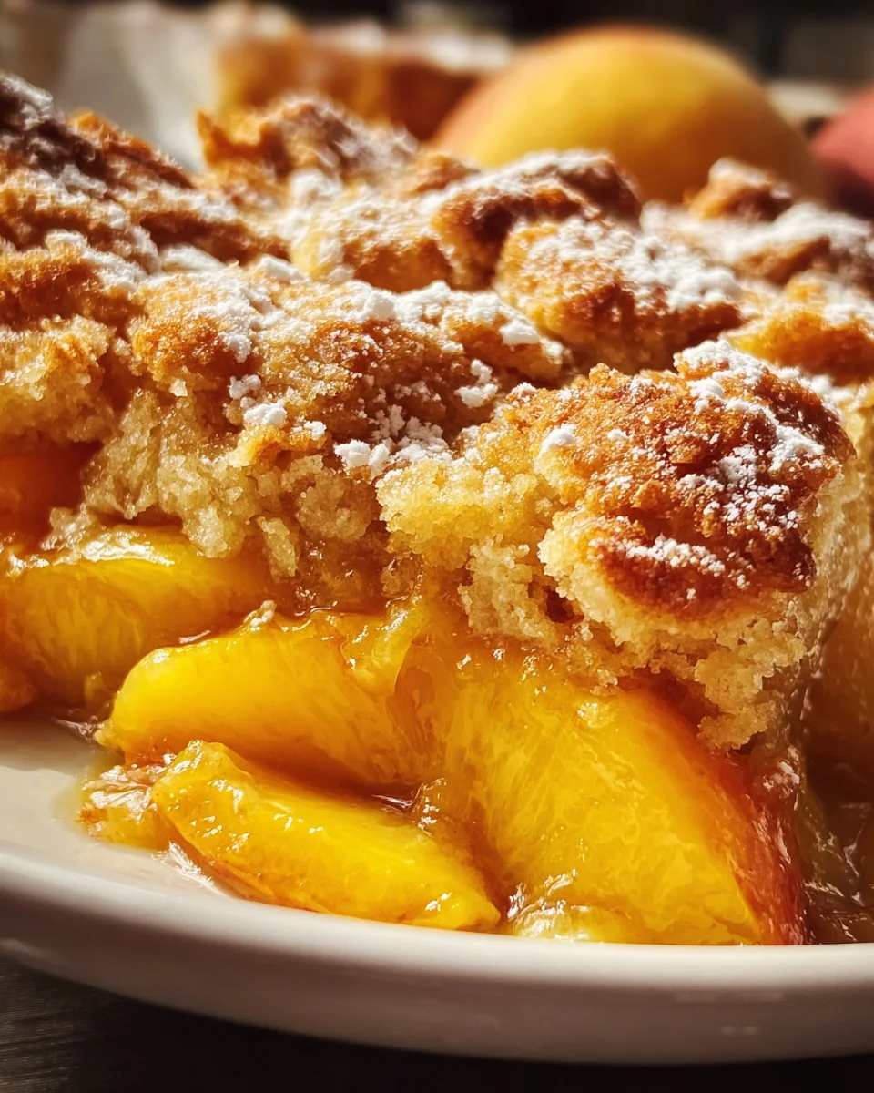 Ridiculously Easy Peach Cobbler 16 Ridiculously