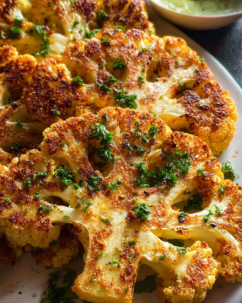 Roasted Cauliflower Steaks 19 Roasted