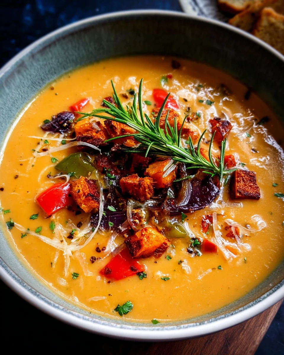 Roasted Vegetable Soup 25 Roasted