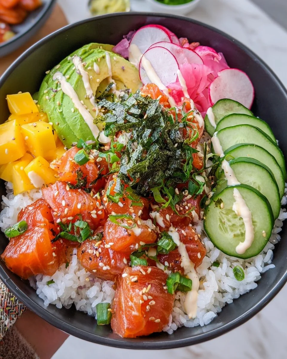 Salmon Poke Bowl 24 Salmon