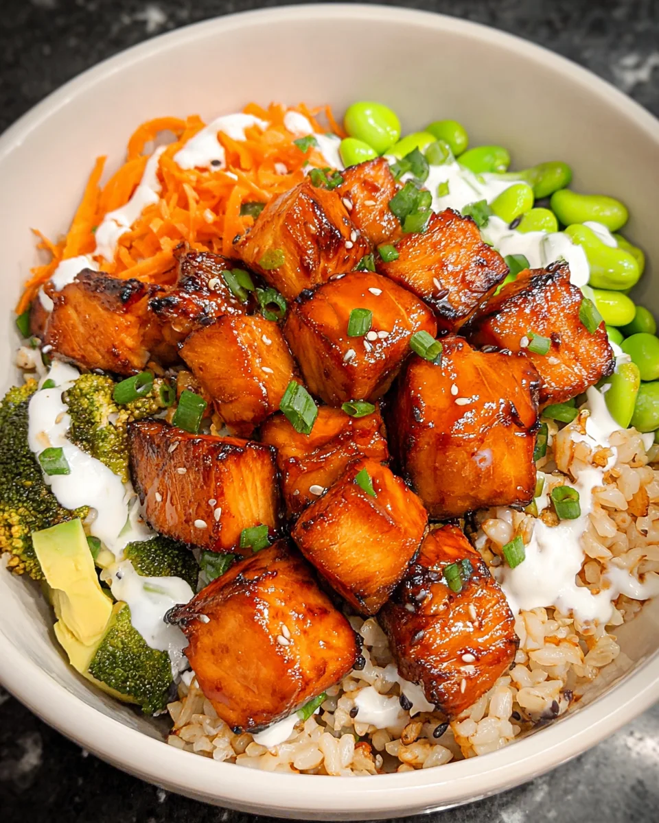 Salmon Teriyaki Bowl