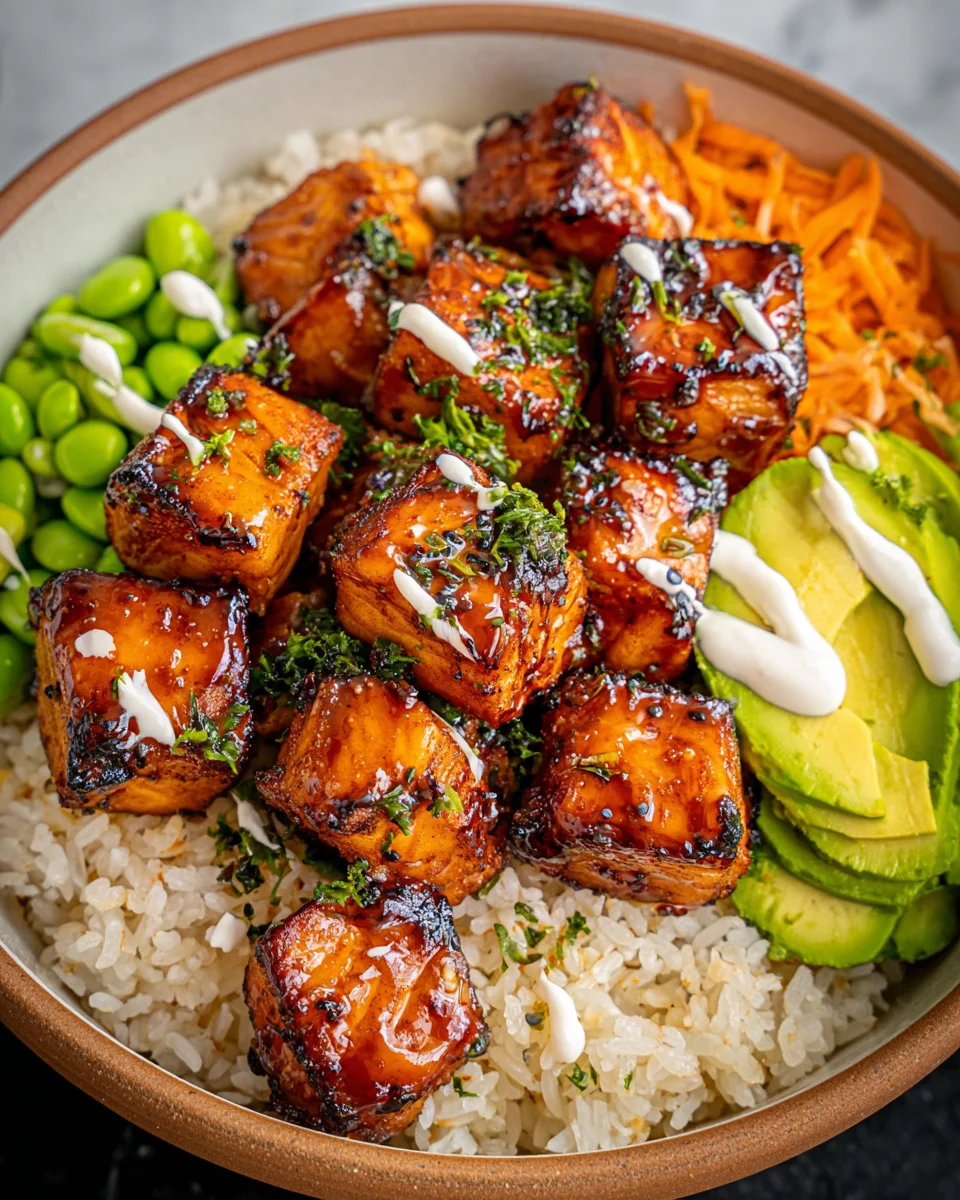 Salmon Teriyaki Bowl 25 Salmon