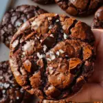 Salted Brownie Cookies