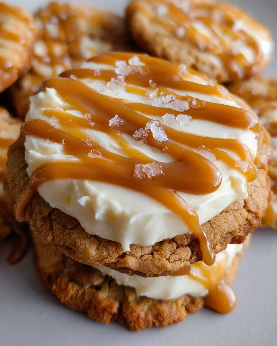 Salted Caramel Cheesecake Cookies Recipe