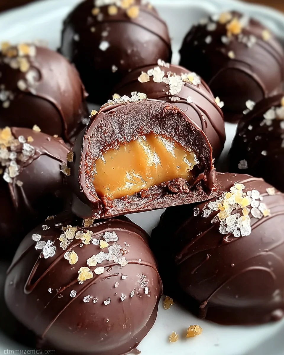 Salted Caramel Truffles 17 Salted