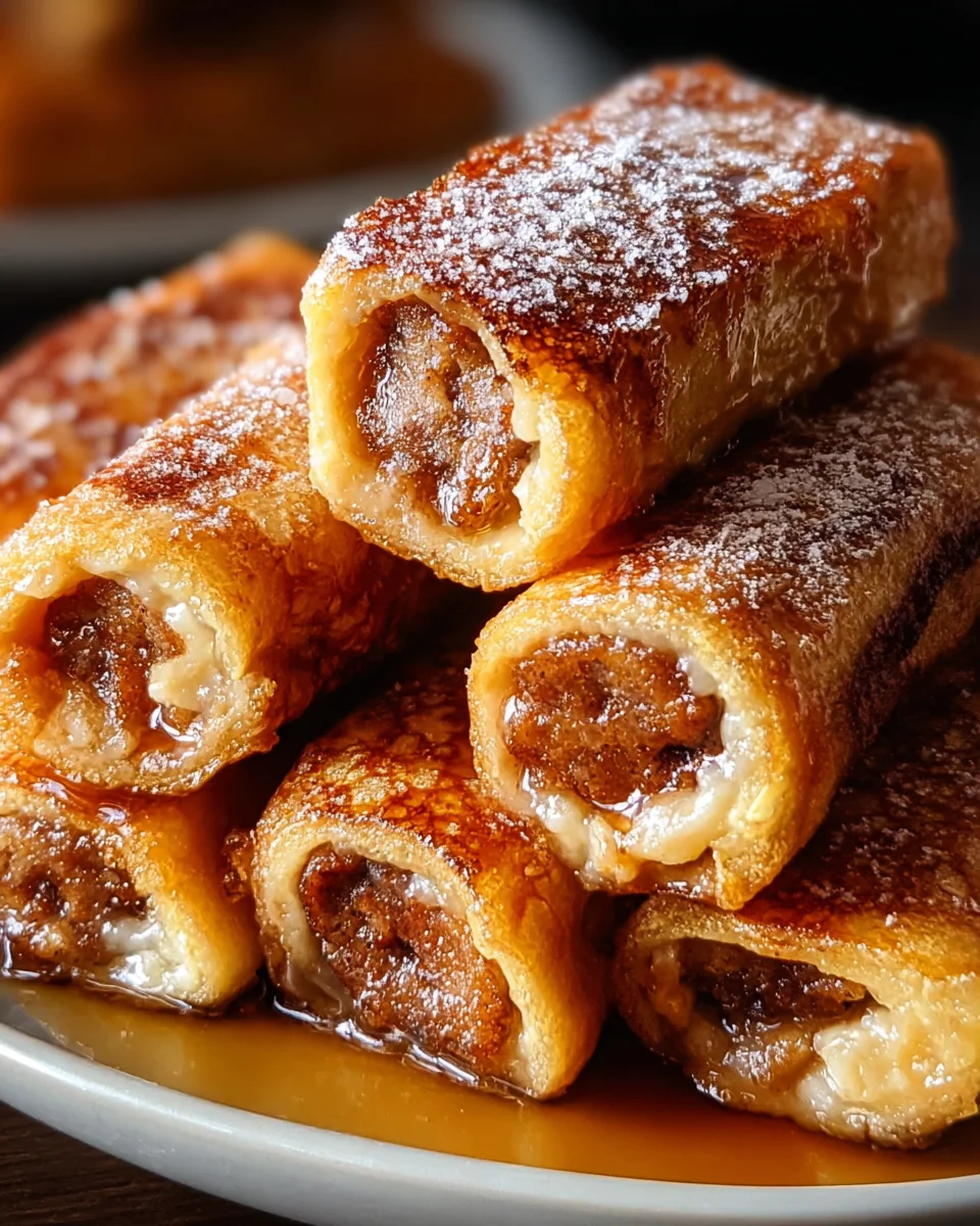 Sausage French Toast Roll-Ups Recipe 19 Sausage