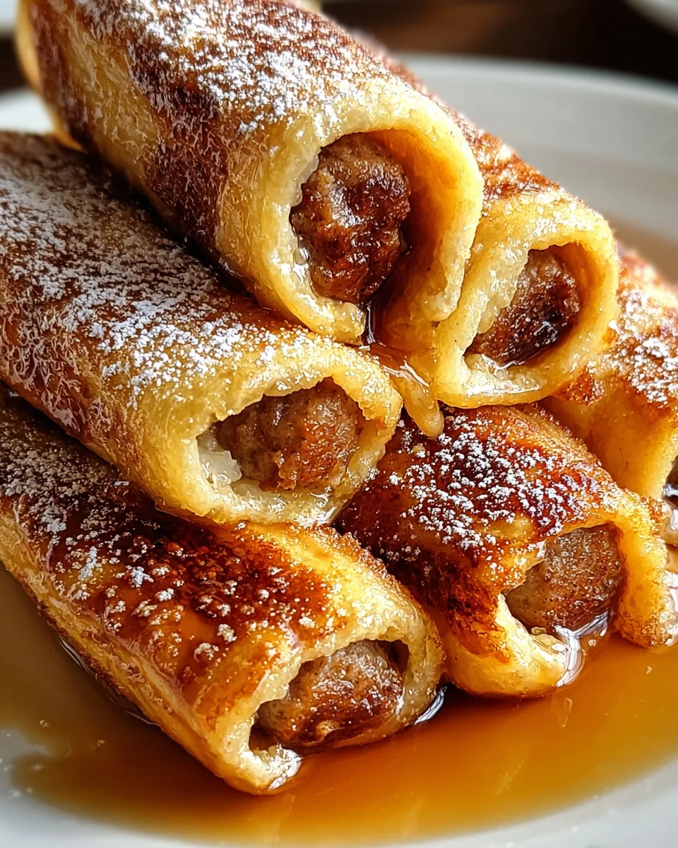 Sausage French Toast Roll-Ups Recipe 20 Sausage