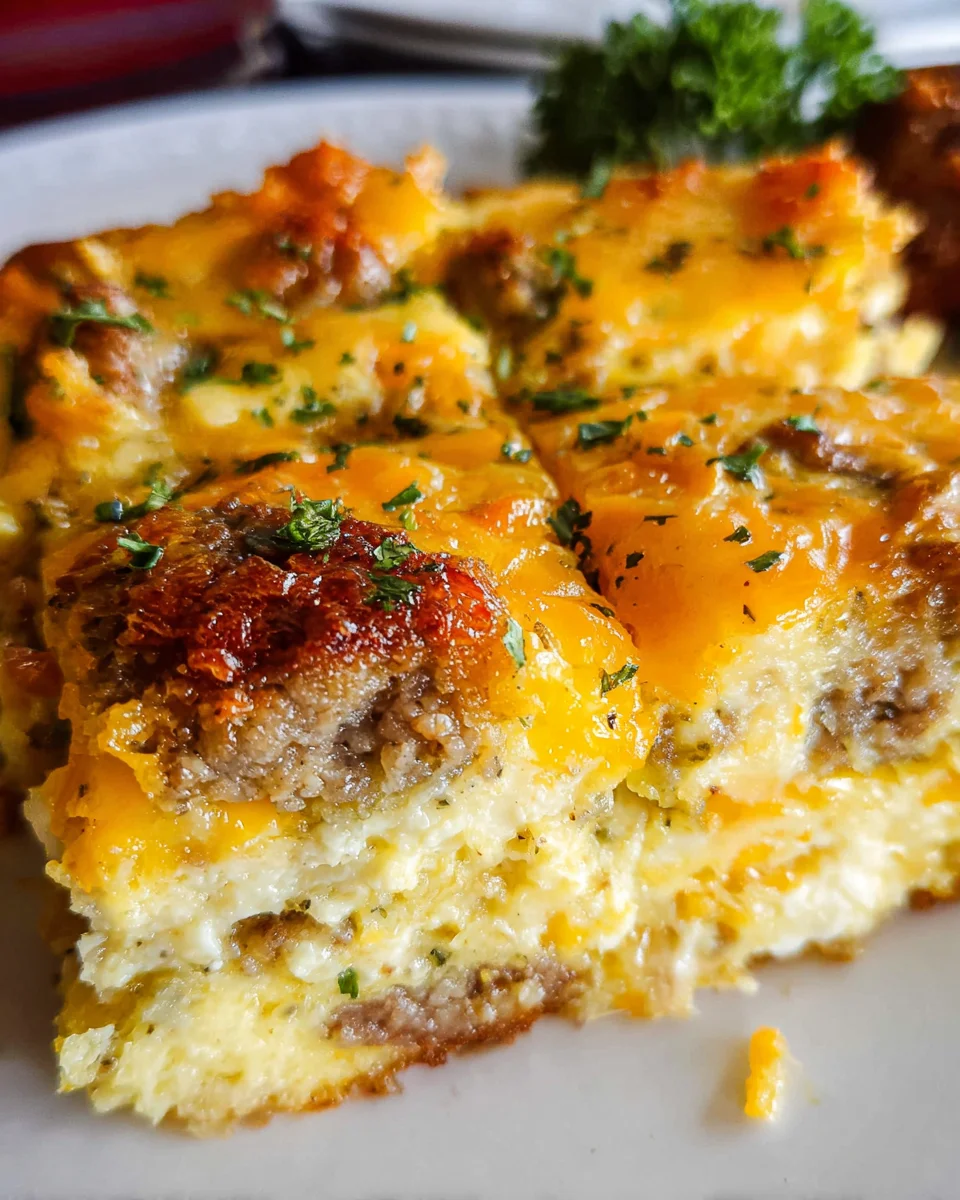 Savory Breakfast Sausage and Cheese Casserole Recipe 21 Savory