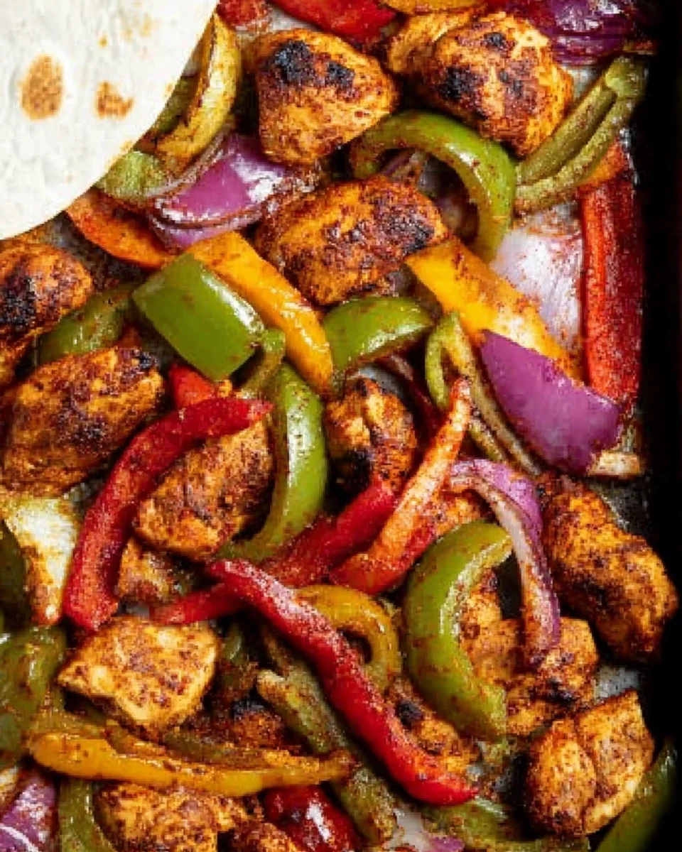 Sheet Pan Chicken Fajitas