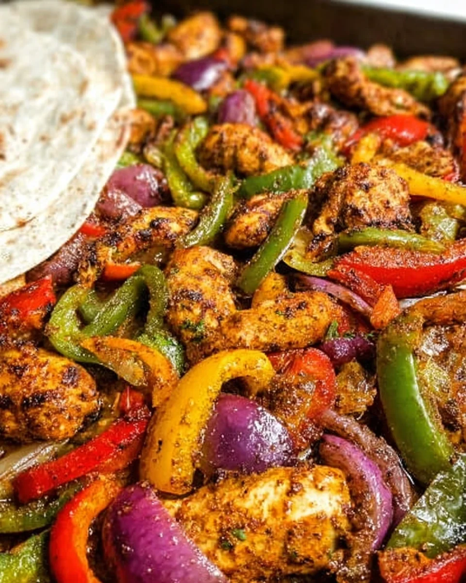 Sheet Pan Chicken Fajitas 26 Sheet