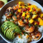 Shrimp and Avocado Bowls with Mango Salsa & Lime-Chili Sauce 20 Shrimp and Avocado Bowls with Mango Salsa & Lime-Chili Sauce