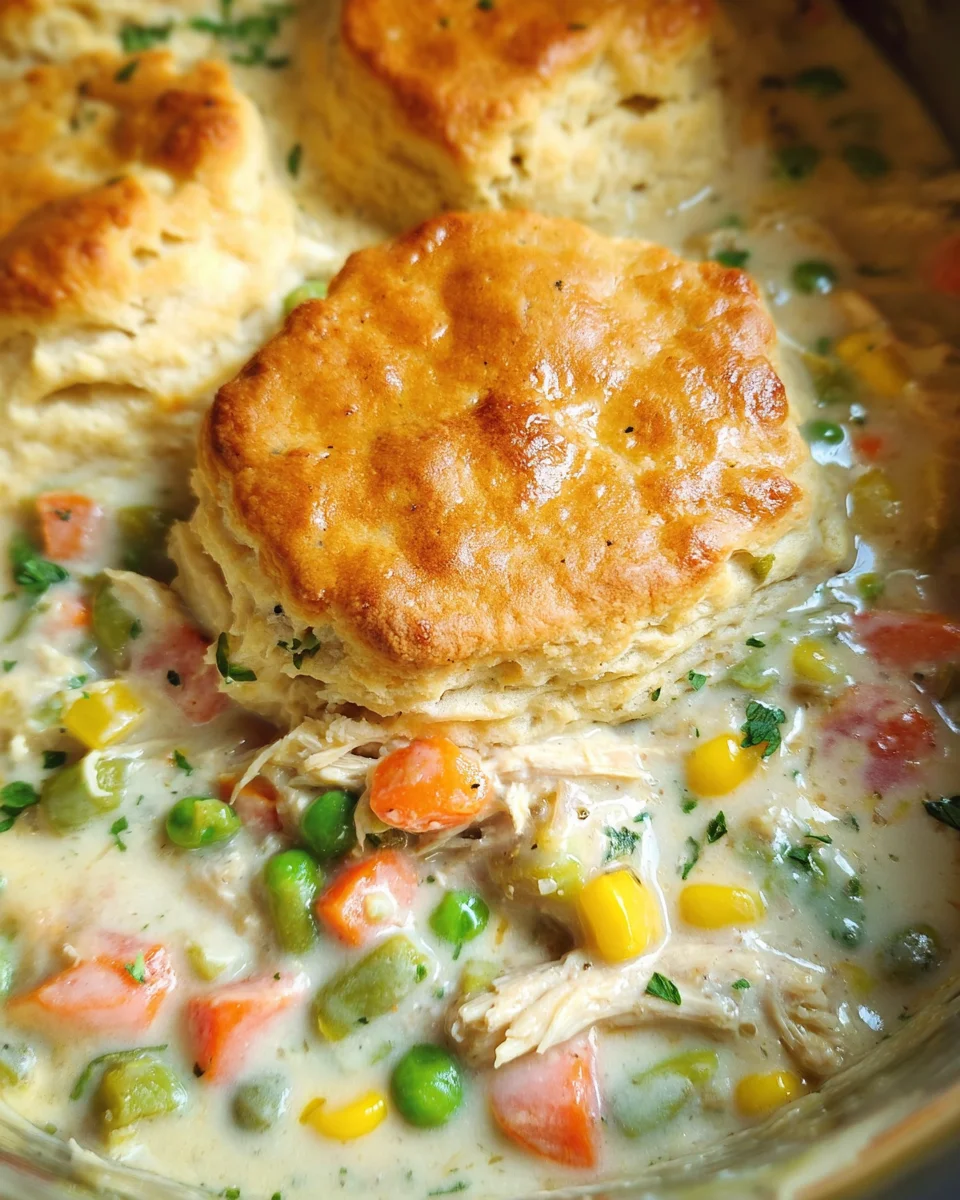 Slow Cooker Chicken Pot Pie