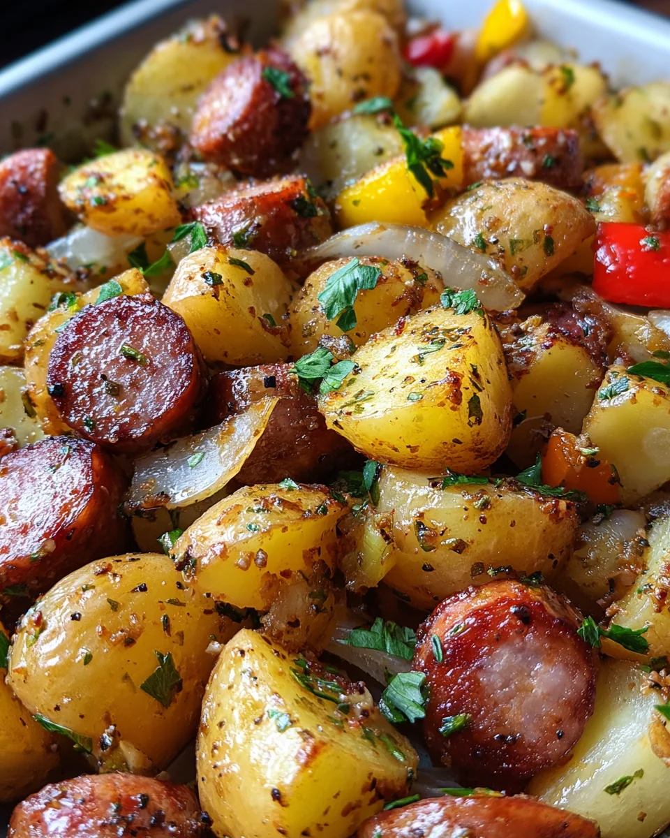 Smoked Sausage and Potato Bake 21 Smoked