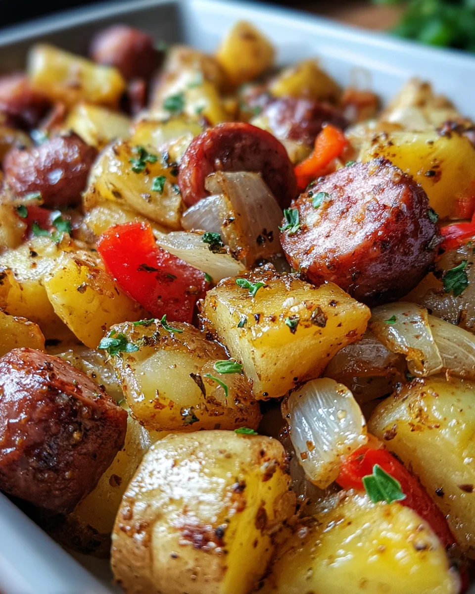 Smoked Sausage and Potato Bake 22 Smoked