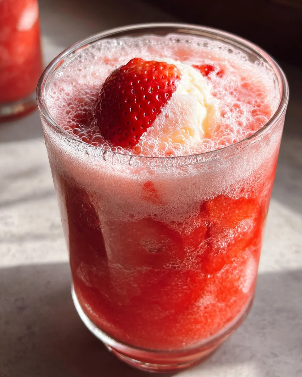 Sparkling Strawberry Float 13 Sparkling