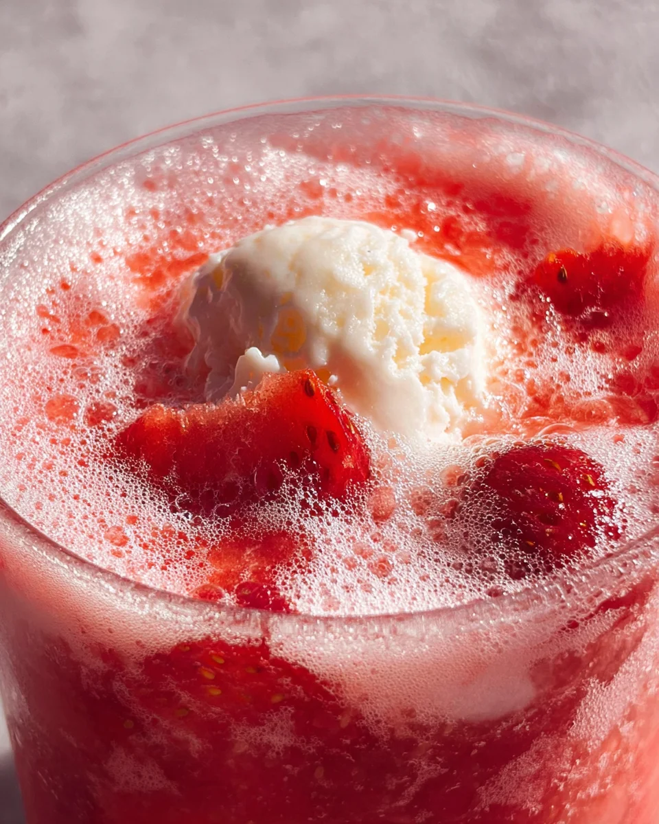 Sparkling Strawberry Float 14 Sparkling