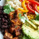 Spicy Baked Tofu Burrito Bowl 28 Spicy Baked Tofu Burrito Bowl