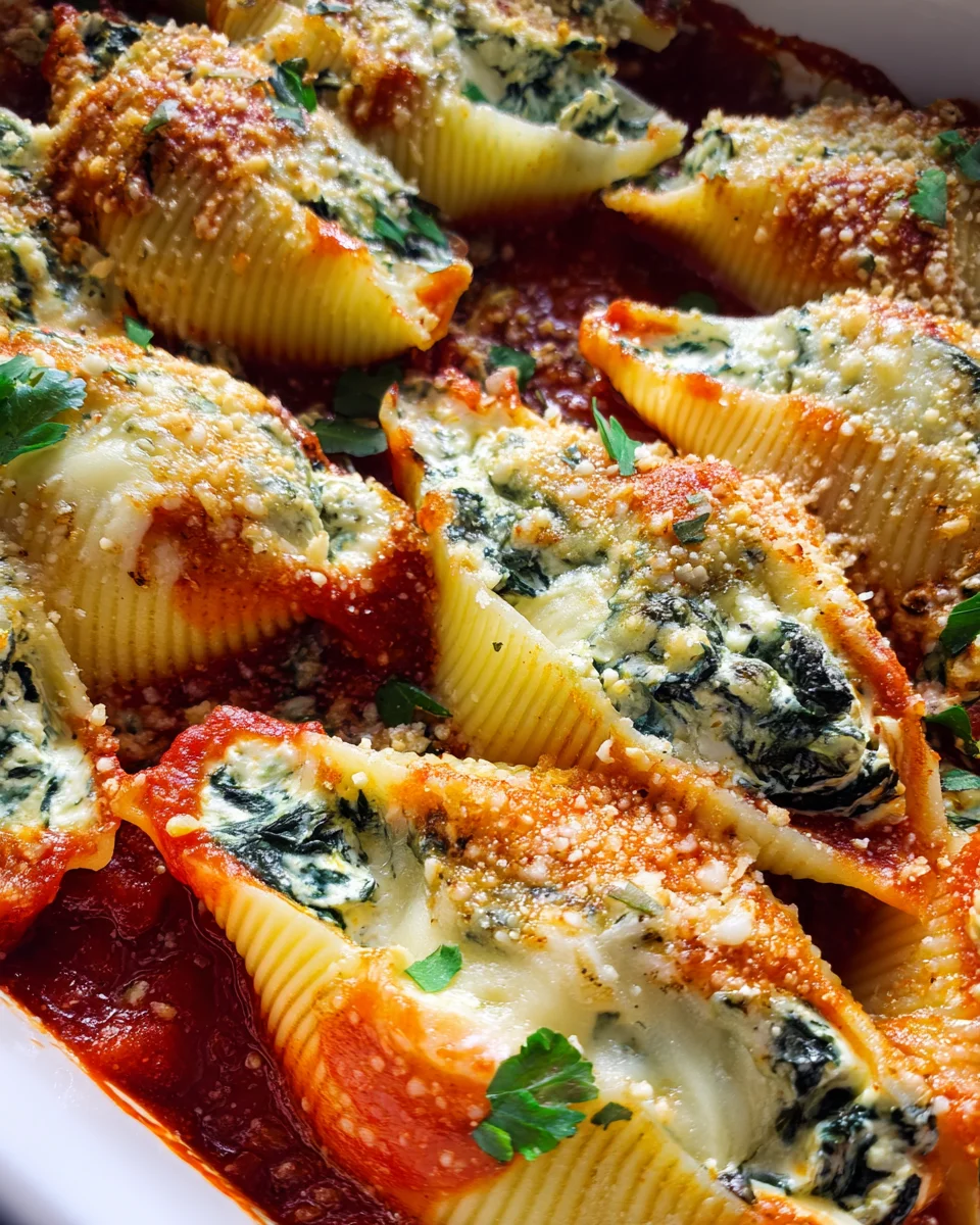 Spinach and Ricotta Stuffed Shells Recipe 20 Spinach