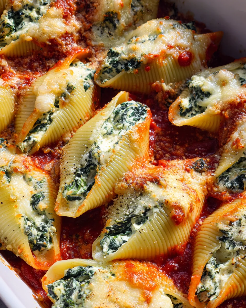 Spinach and Ricotta Stuffed Shells Recipe 21 Spinach