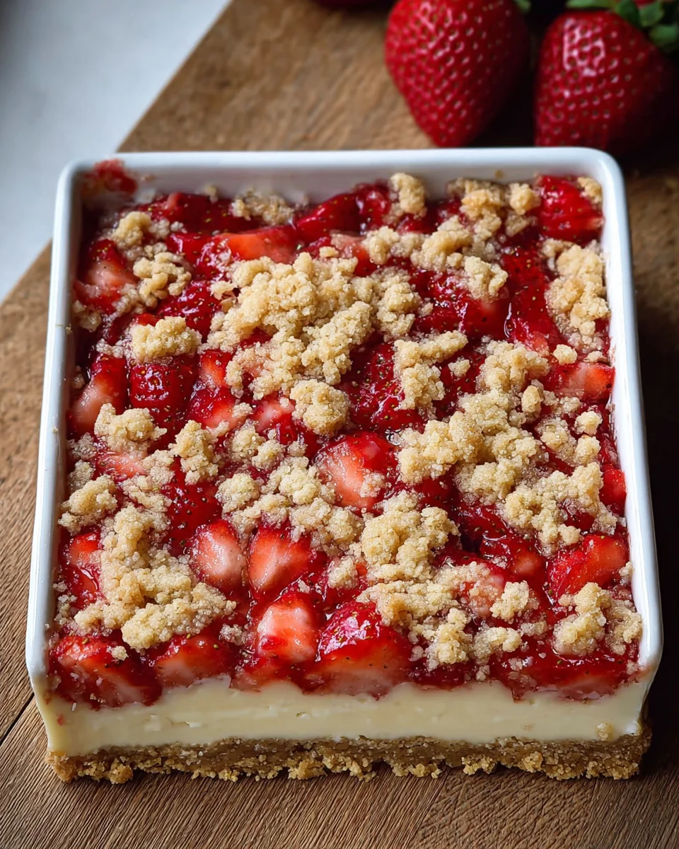 Strawberry Cheesecake Bars 21 Strawberry