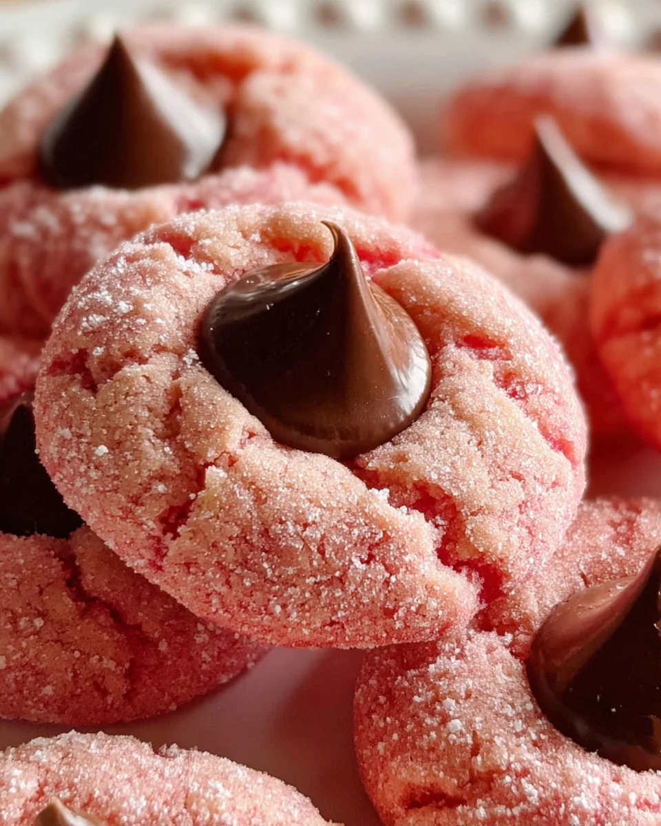 Strawberry Kiss Cookies Recipe