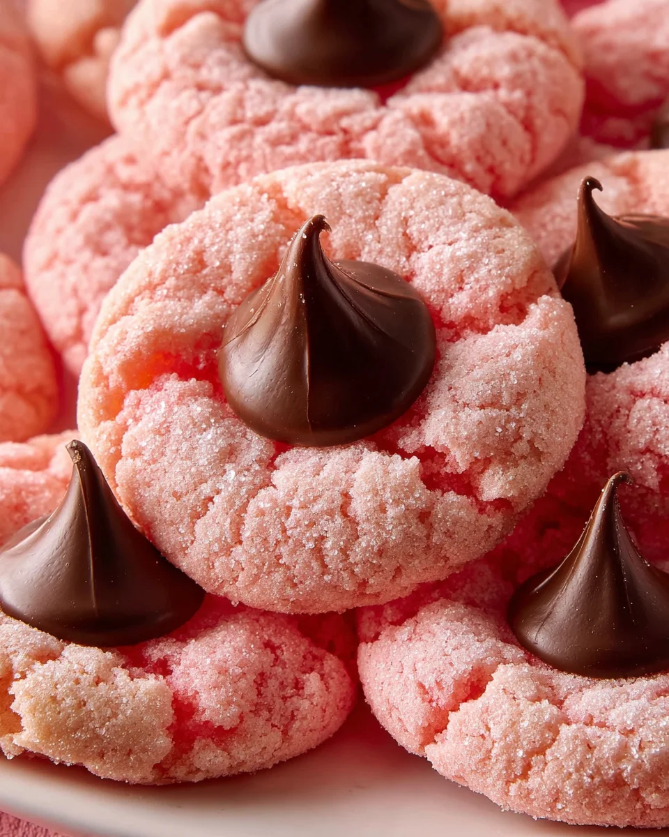 Strawberry Kiss Cookies Recipe 24 Strawberry