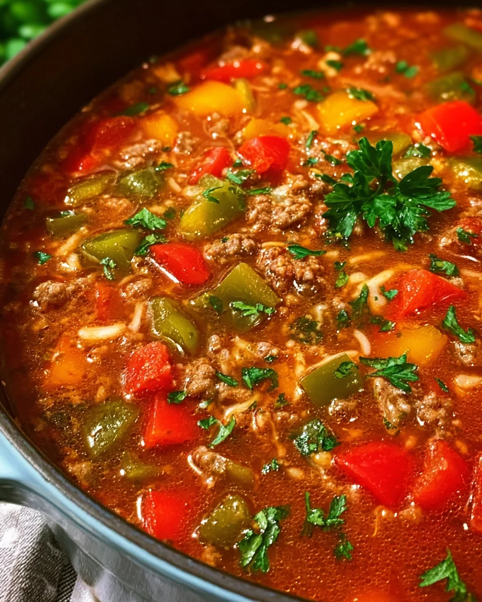 Stuffed Pepper Soup