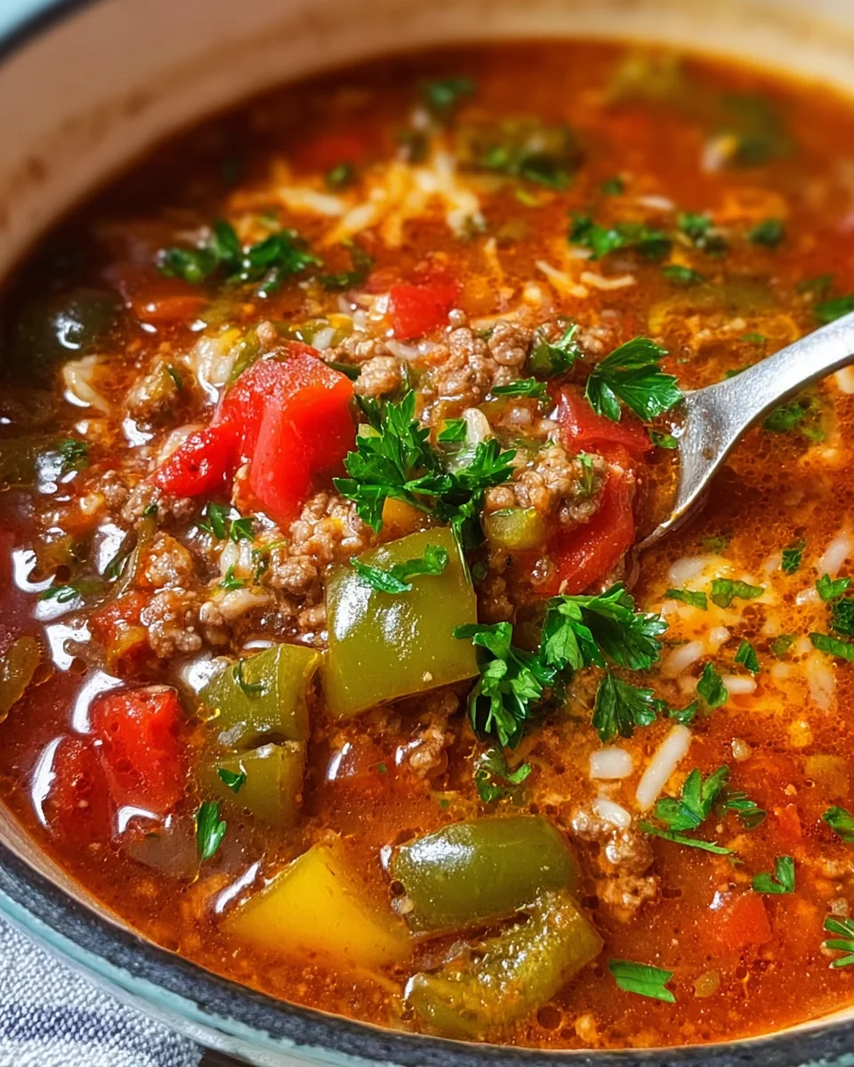 Stuffed Pepper Soup 26 Stuffed