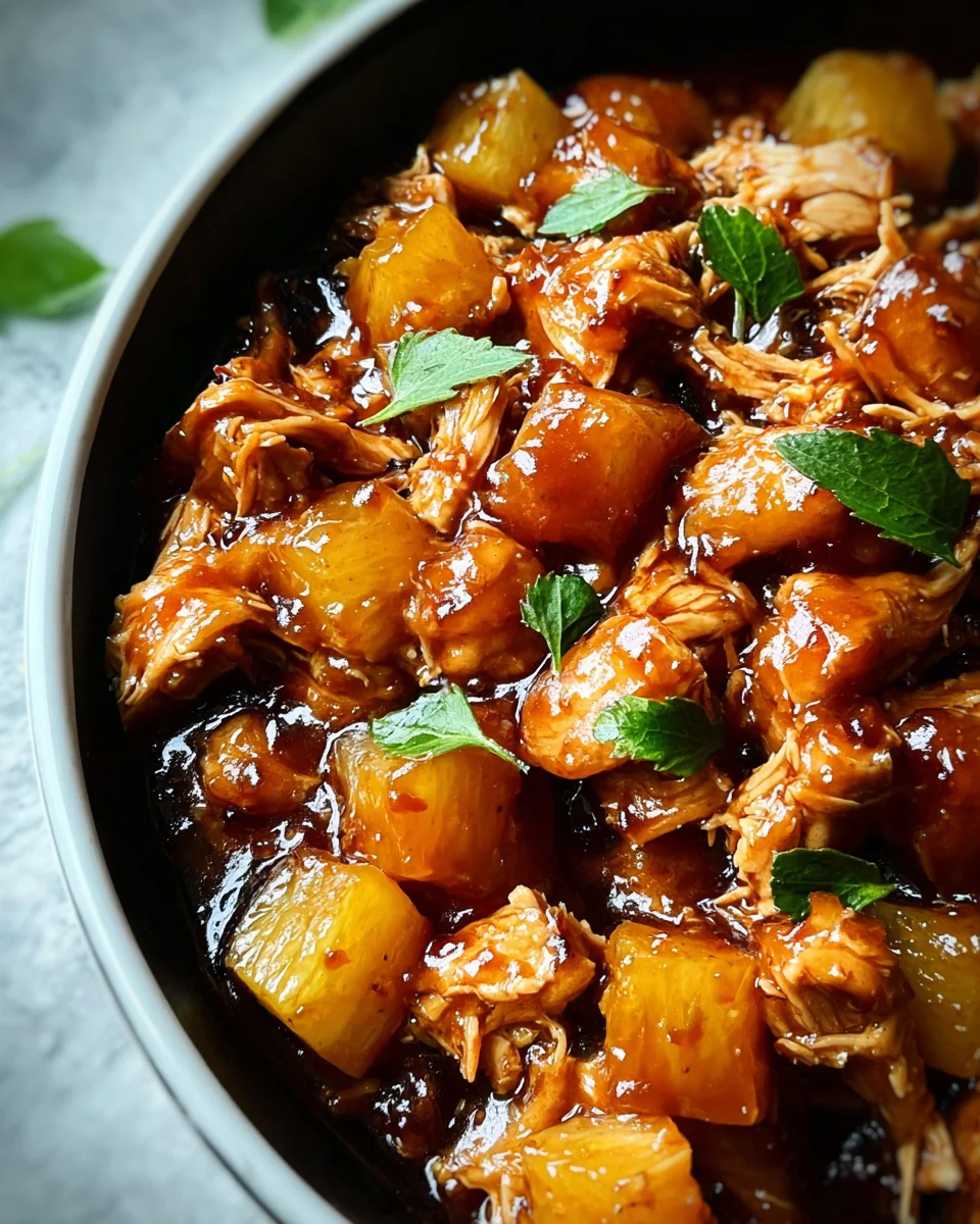 Sweet Hawaiian Crockpot Chicken