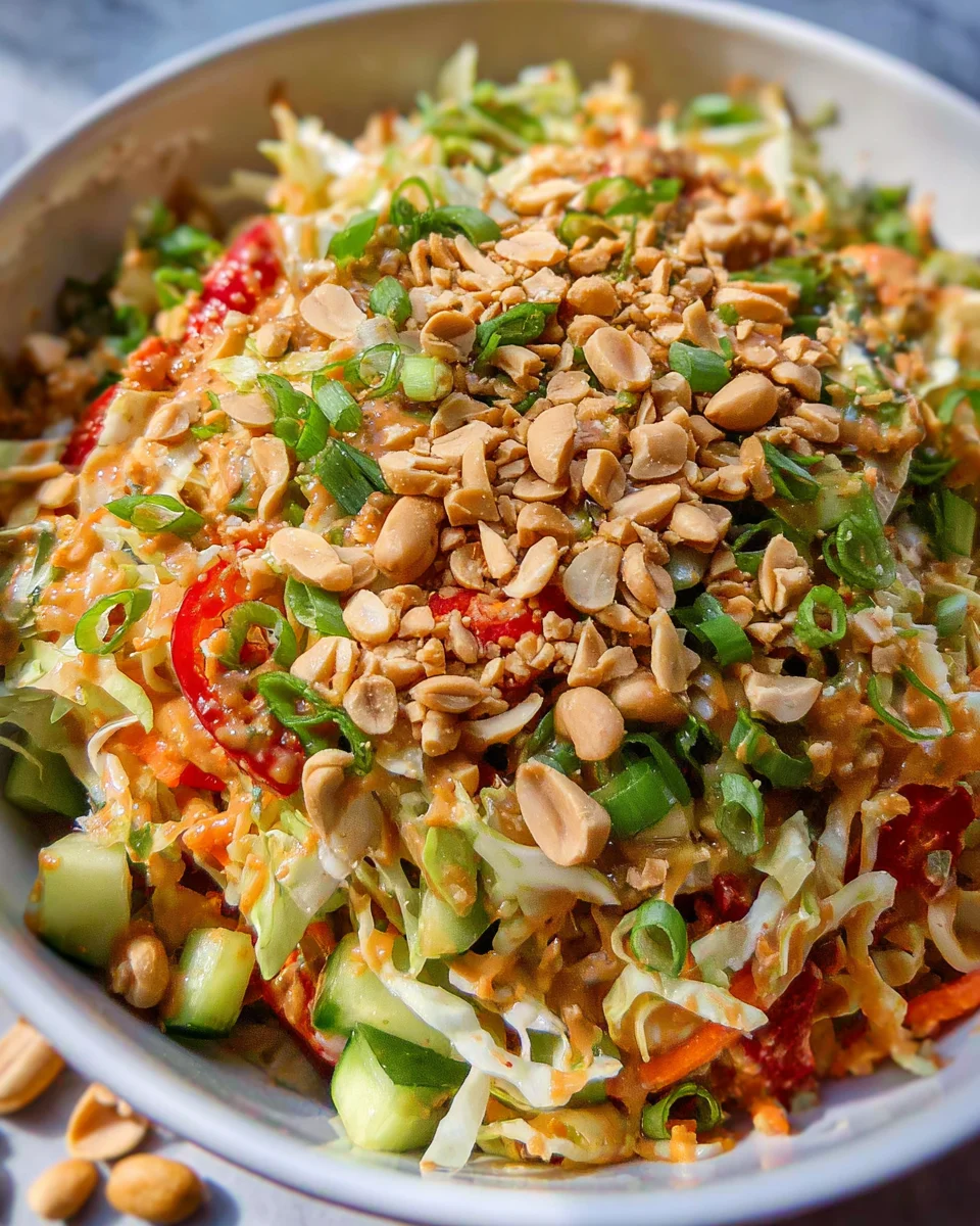 Thai Peanut Salad 14 Thai