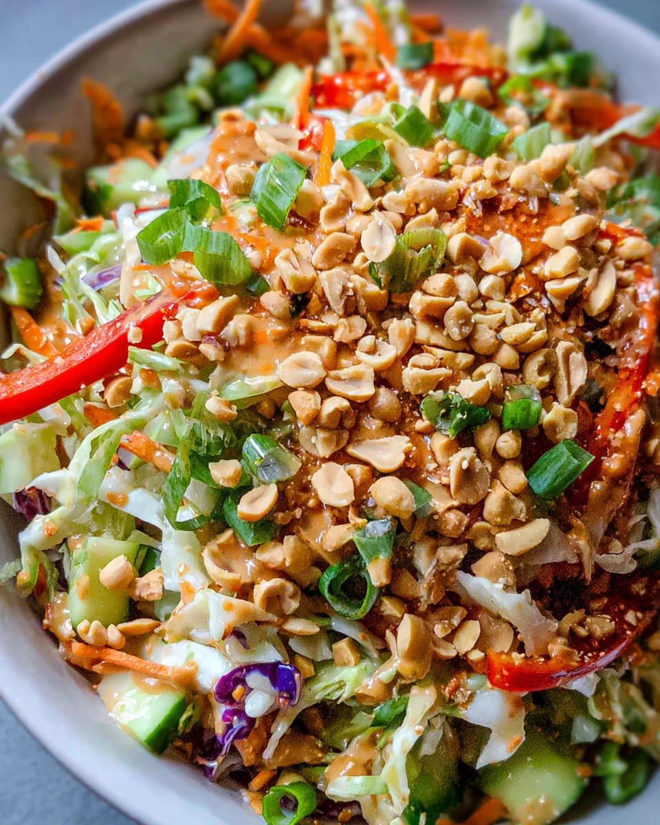 Thai Peanut Salad 15 Thai