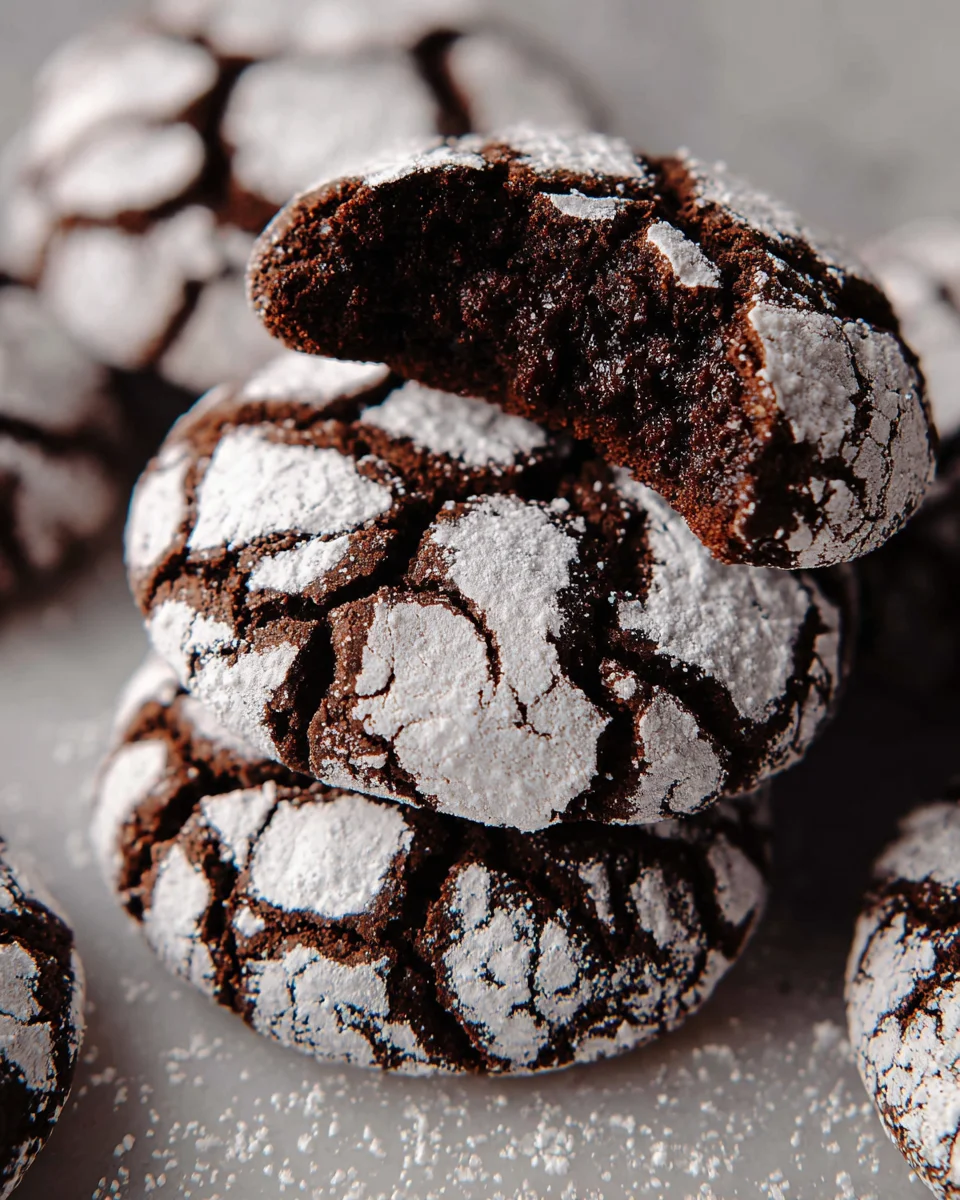 The BEST Chocolate Crinkle Cookies Recipe 23 The