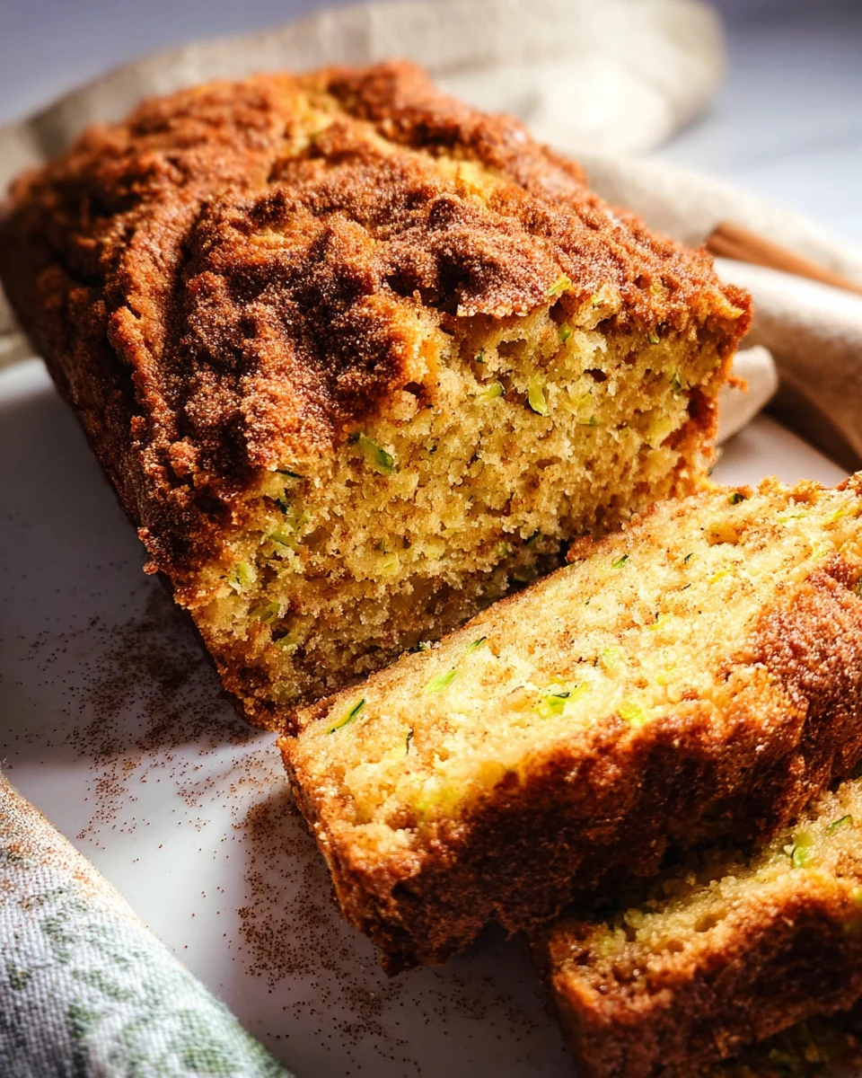 The Best Snickerdoodle Zucchini Bread