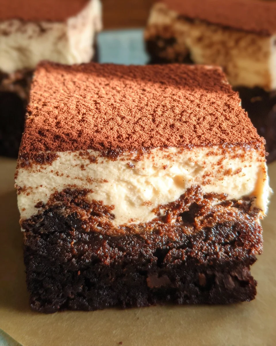 Tiramisu Brownies 24 Tiramisu