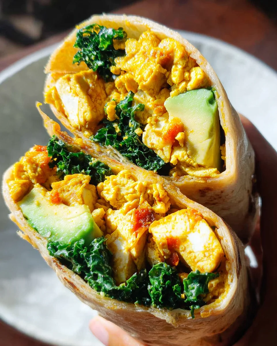 Tofu Scramble Wrap