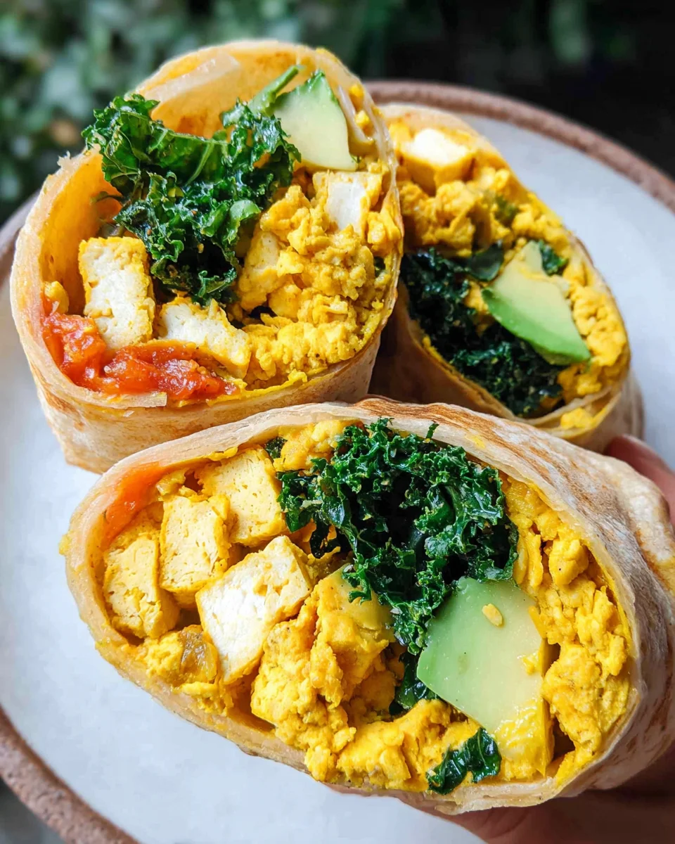 Tofu Scramble Wrap 27 Tofu