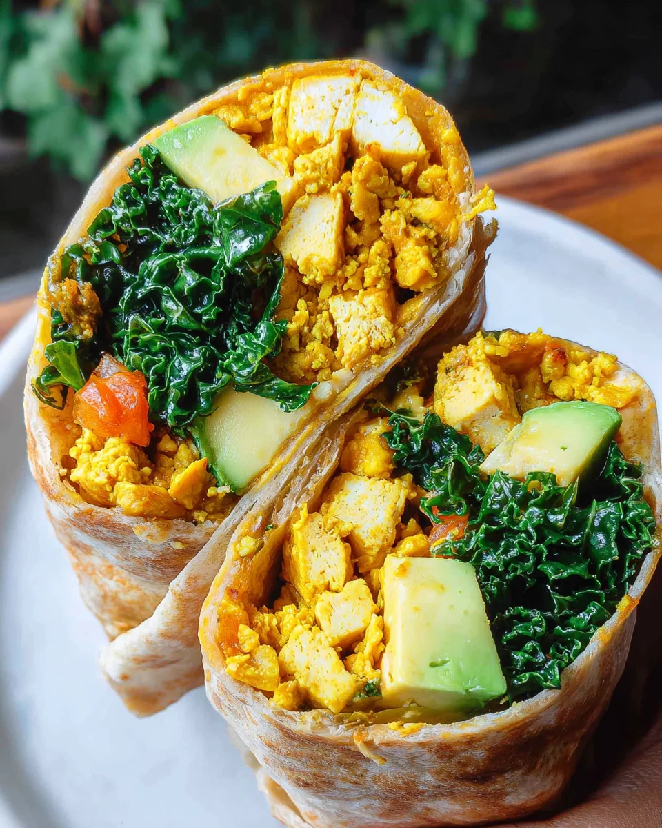 Tofu Scramble Wrap 28 Tofu