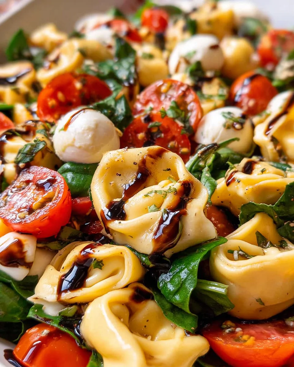 Tortellini Caprese Salad